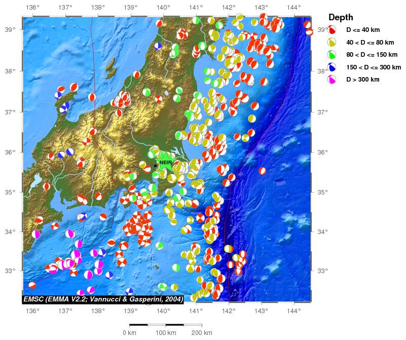 Regional moment Tensor