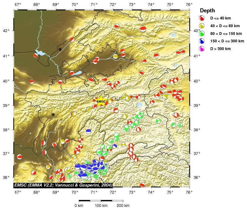Regional moment Tensor