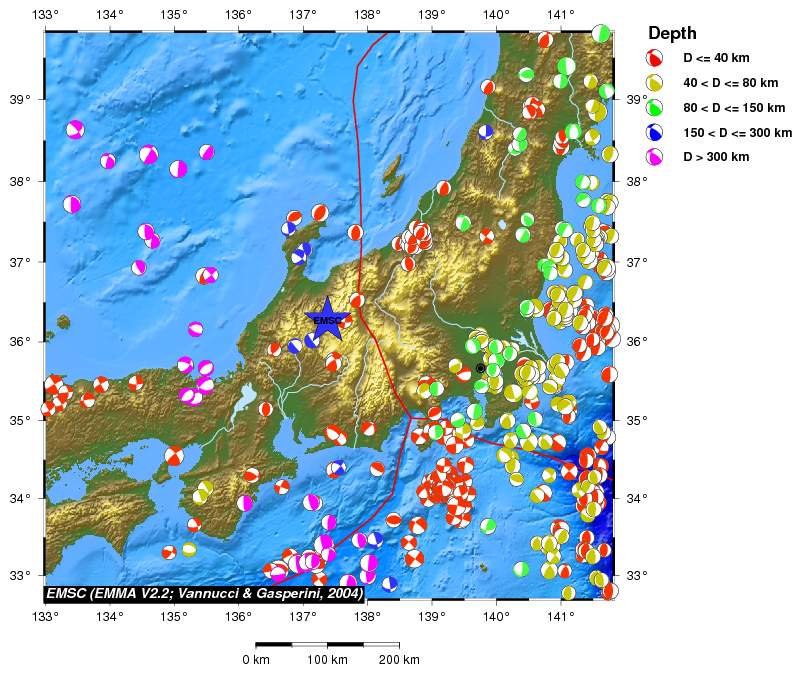 Regional moment Tensor