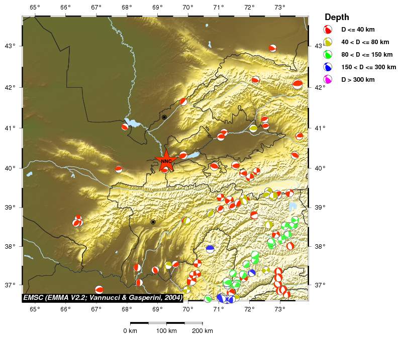 Regional moment Tensor
