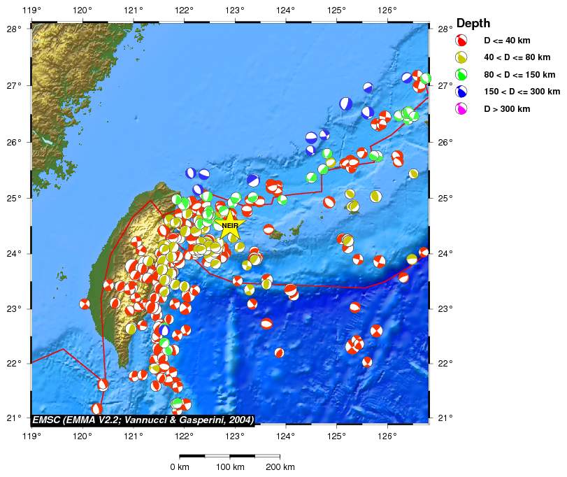 Regional moment Tensor