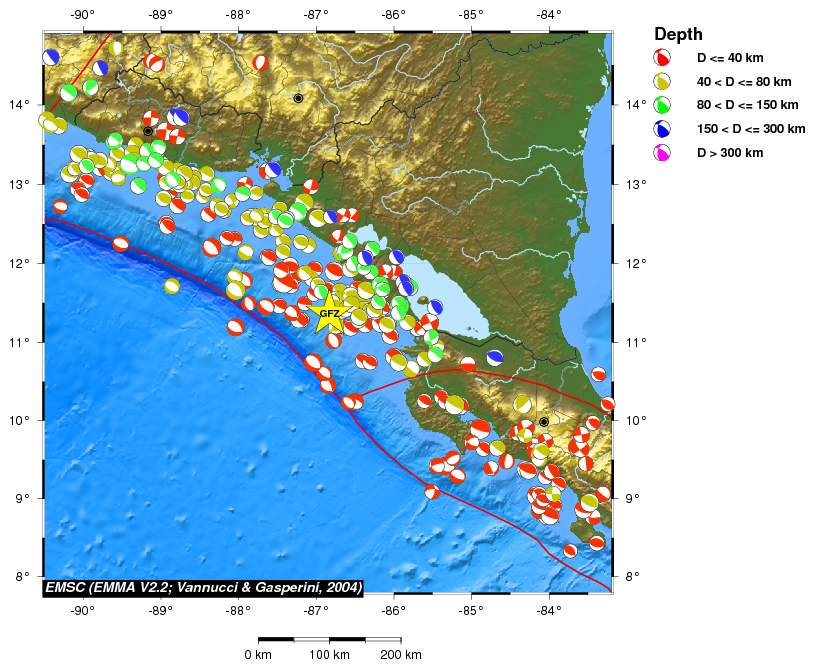 Regional moment Tensor