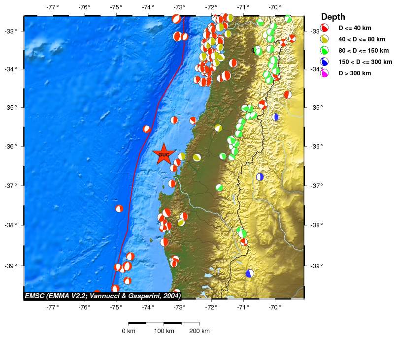 Regional moment Tensor