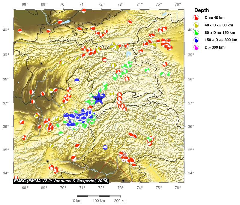 Regional moment Tensor