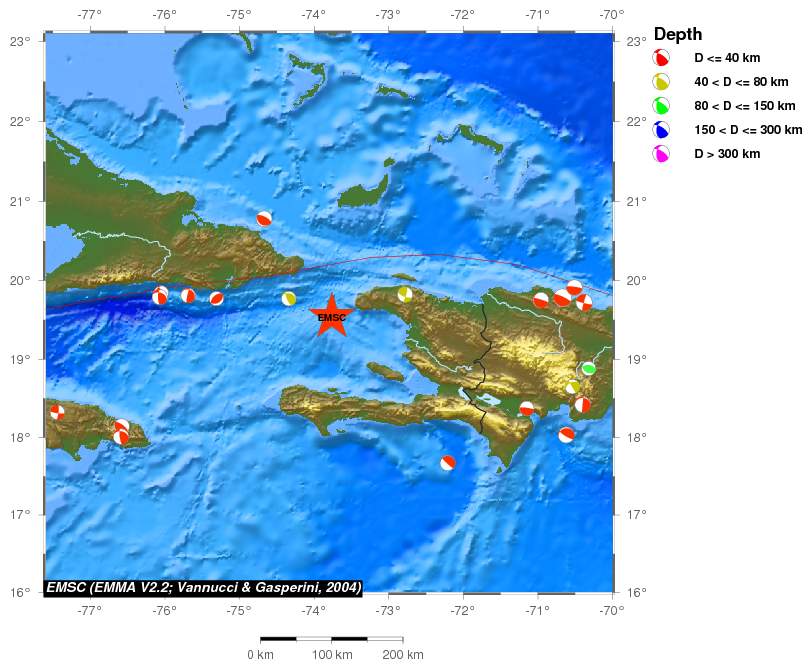 Regional moment Tensor
