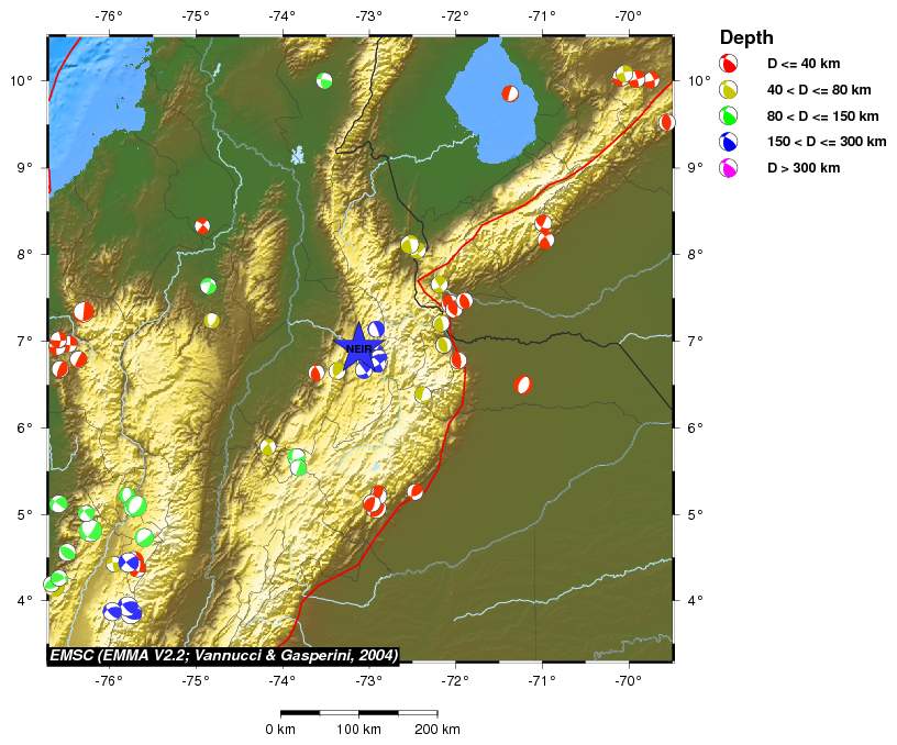 Regional moment Tensor