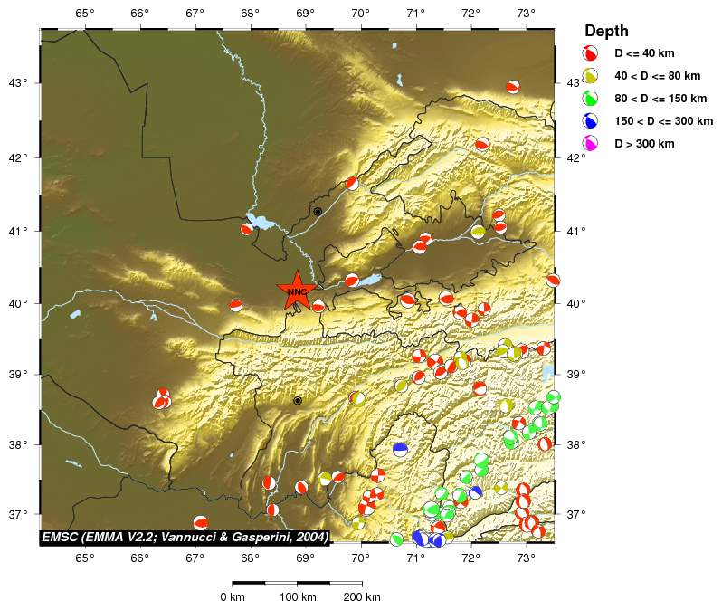 Regional moment Tensor