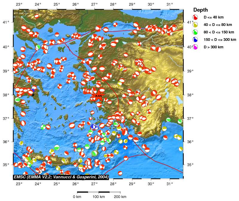 Regional moment Tensor