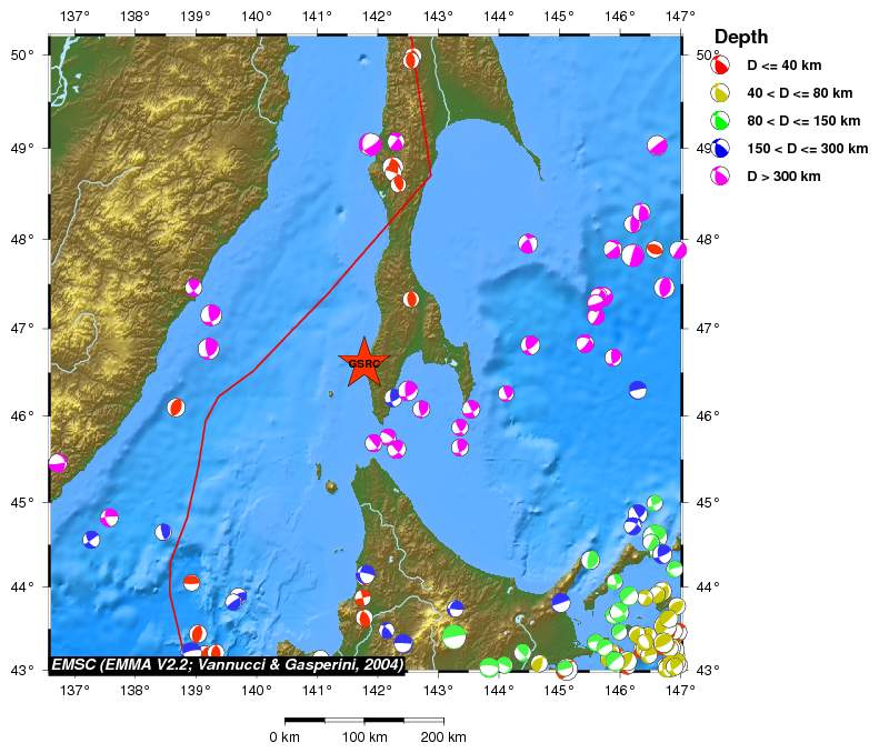 Regional moment Tensor