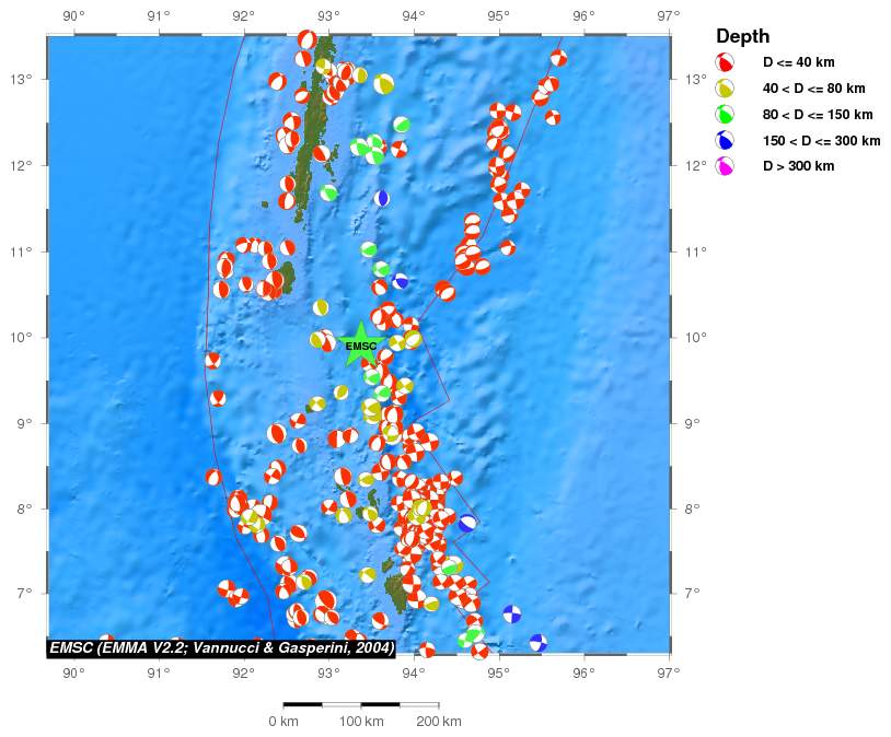 Regional moment Tensor
