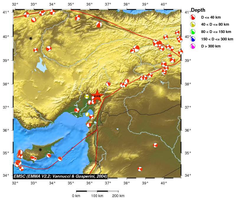 Regional moment Tensor