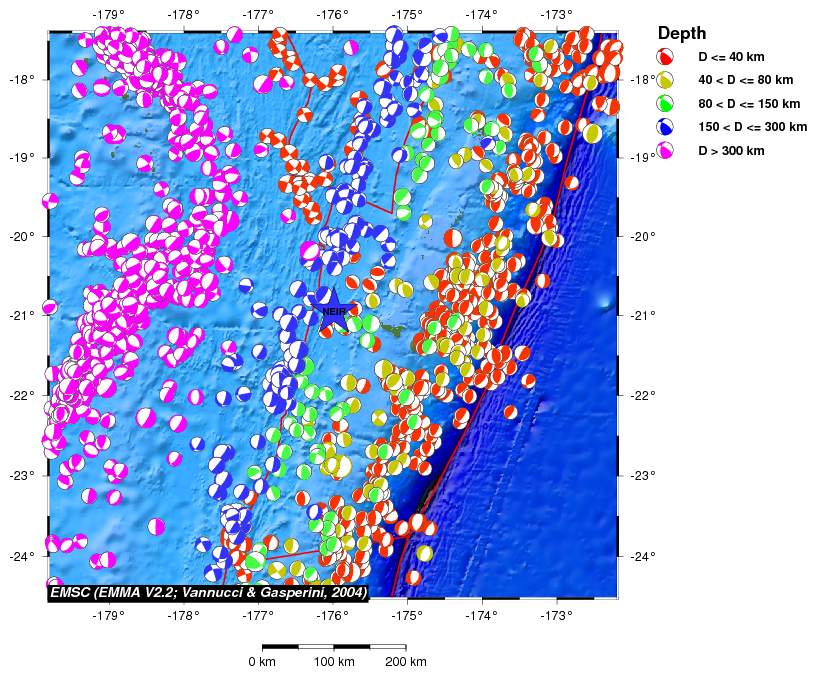 Regional moment Tensor