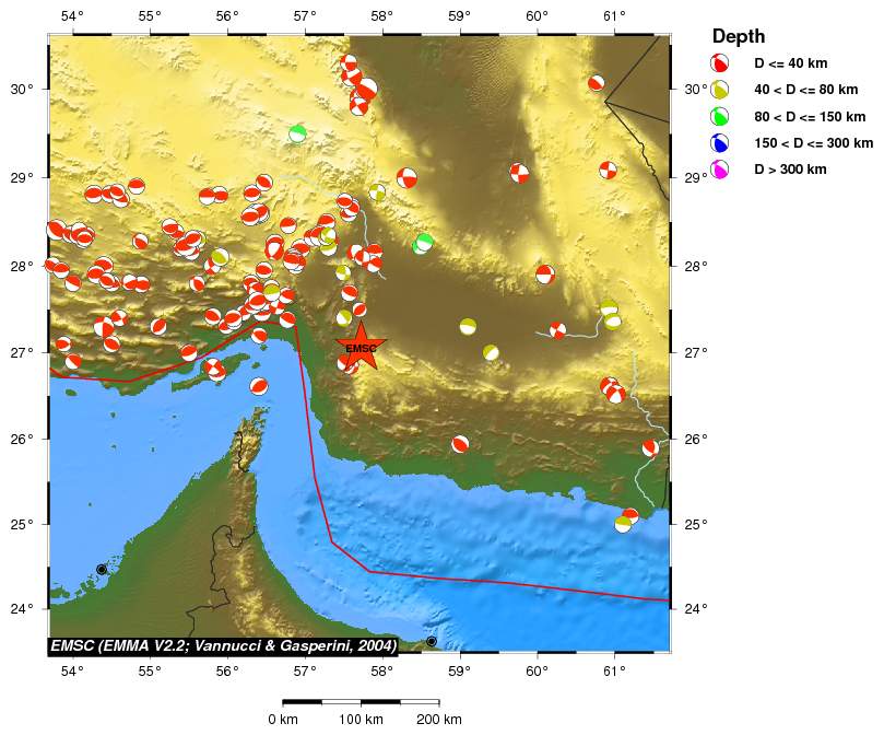 Regional moment Tensor