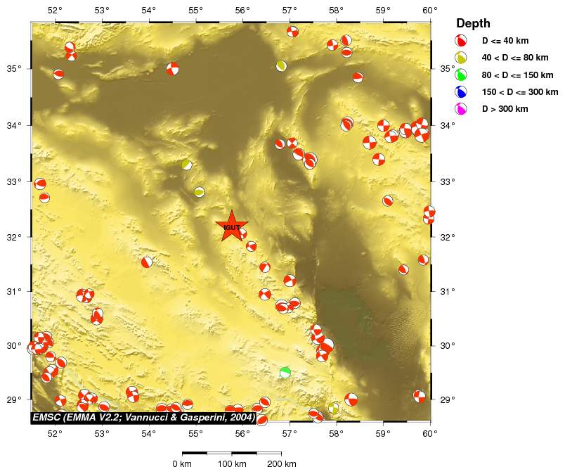Regional moment Tensor