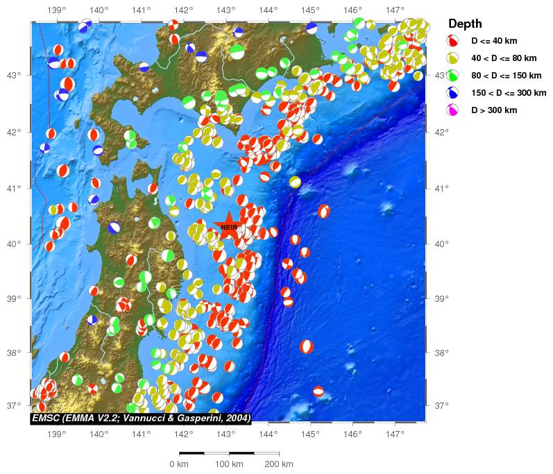 Regional moment Tensor