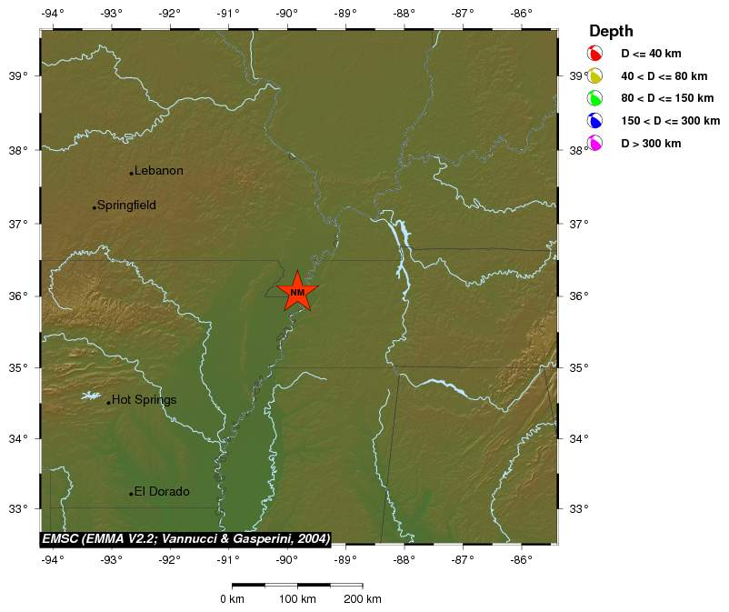 Regional moment Tensor
