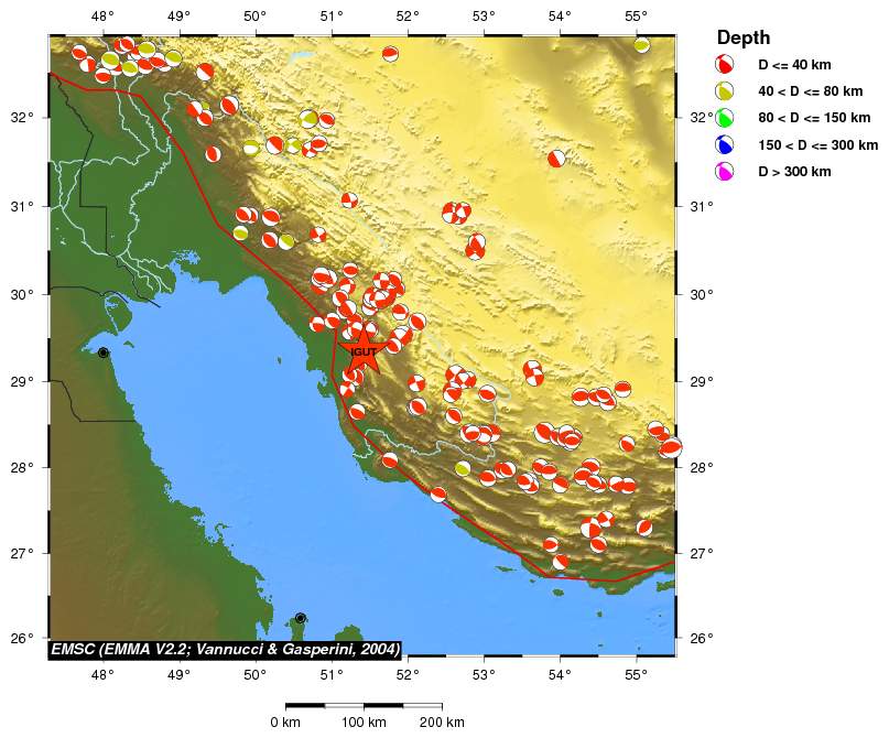 Regional moment Tensor