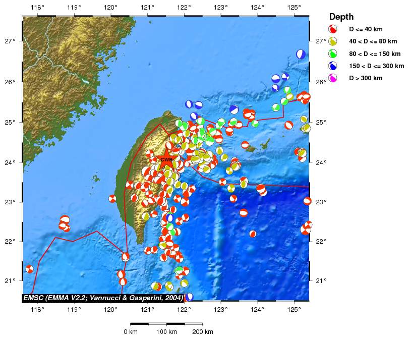 Regional moment Tensor