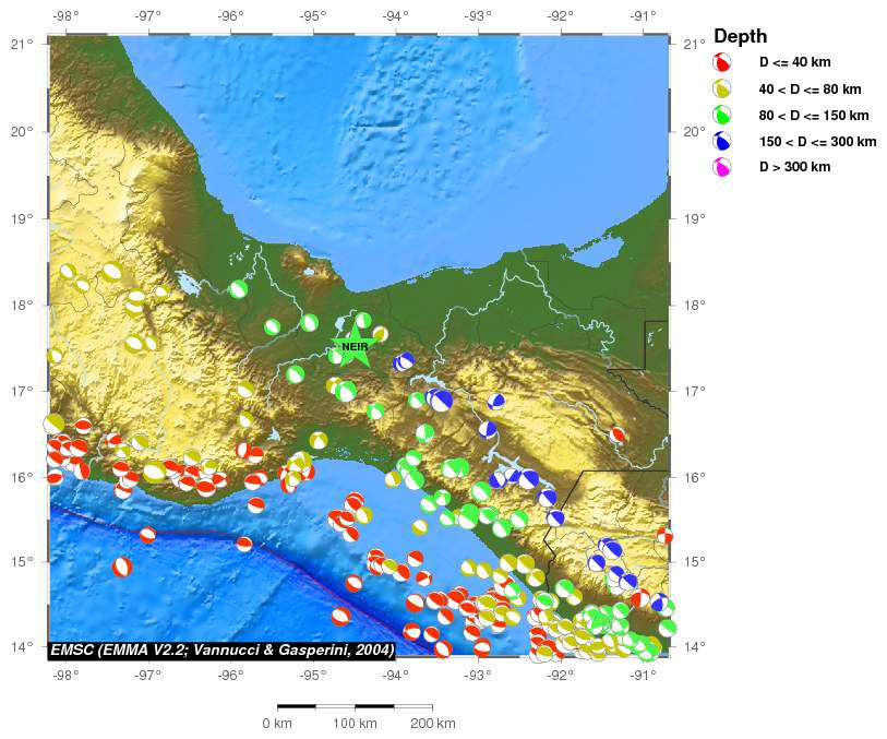 Regional moment Tensor