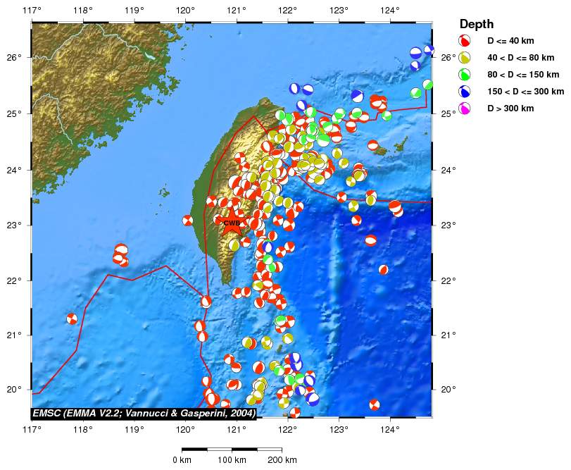 Regional moment Tensor
