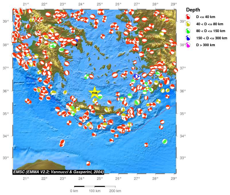 Regional moment Tensor