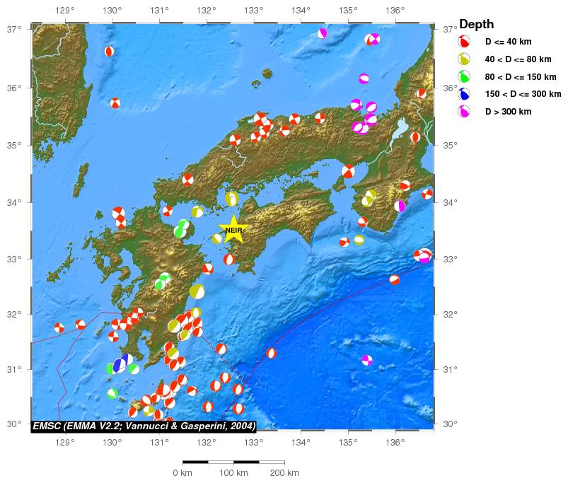Regional moment Tensor