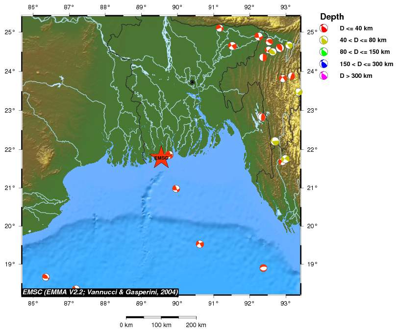 Regional moment Tensor