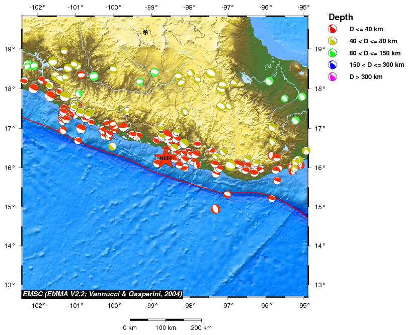 Regional moment Tensor