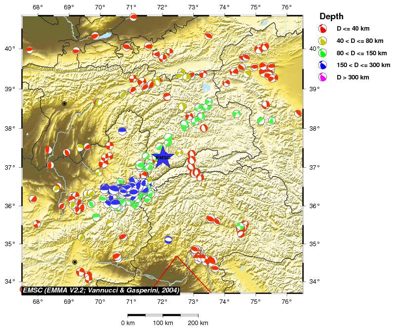 Regional moment Tensor