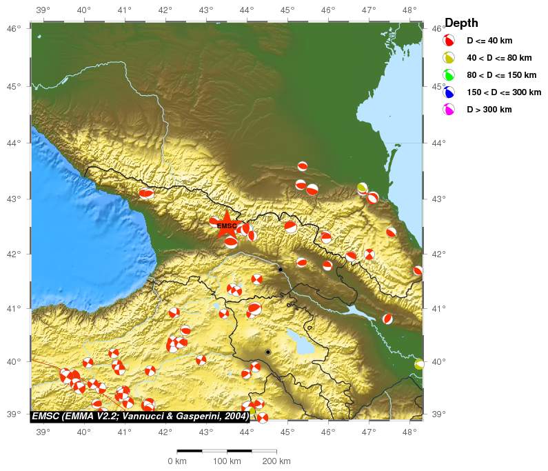 Regional moment Tensor