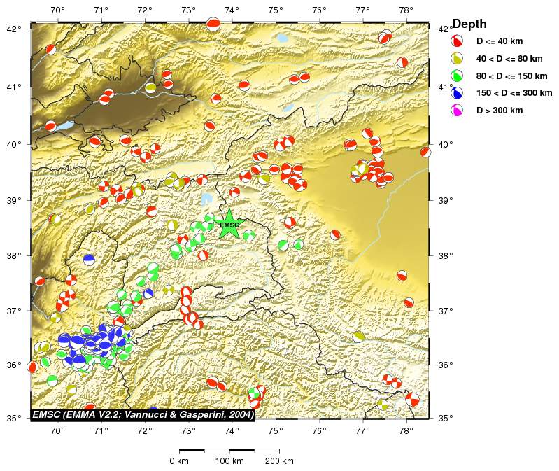 Regional moment Tensor