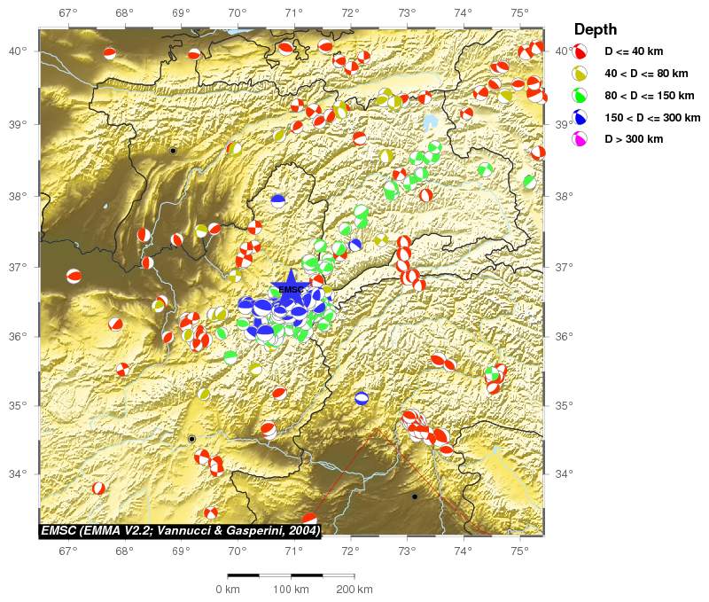 Regional moment Tensor
