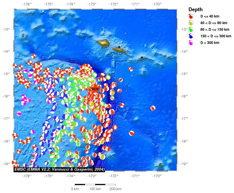 Regional moment Tensor