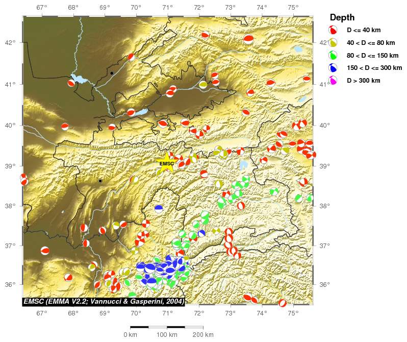 Regional moment Tensor