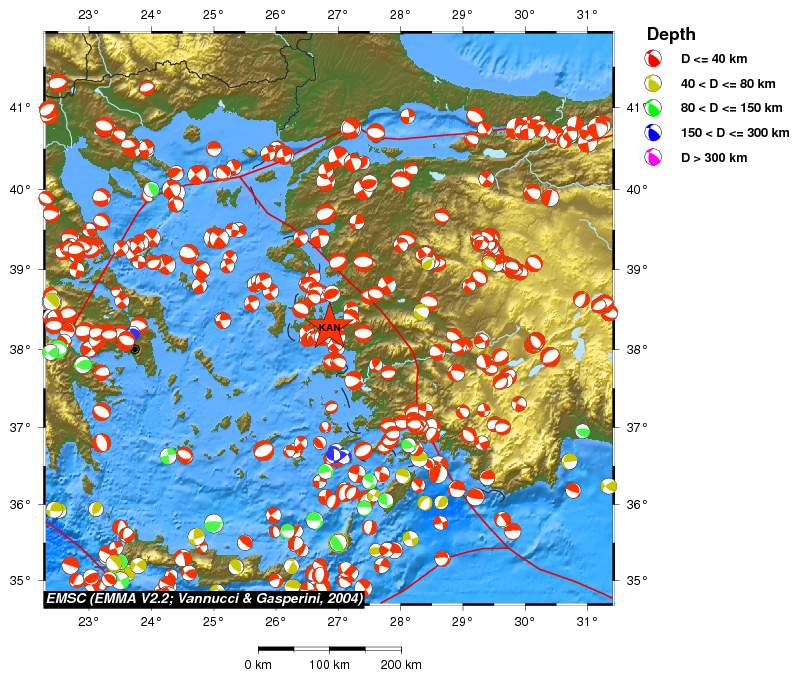 Regional moment Tensor