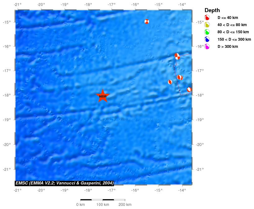 Regional moment Tensor