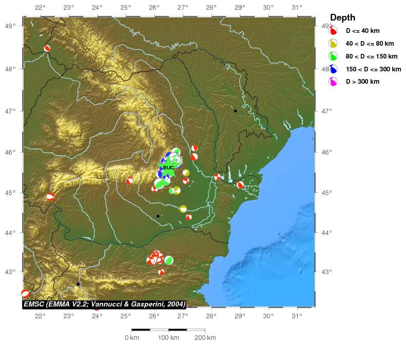 Regional moment Tensor