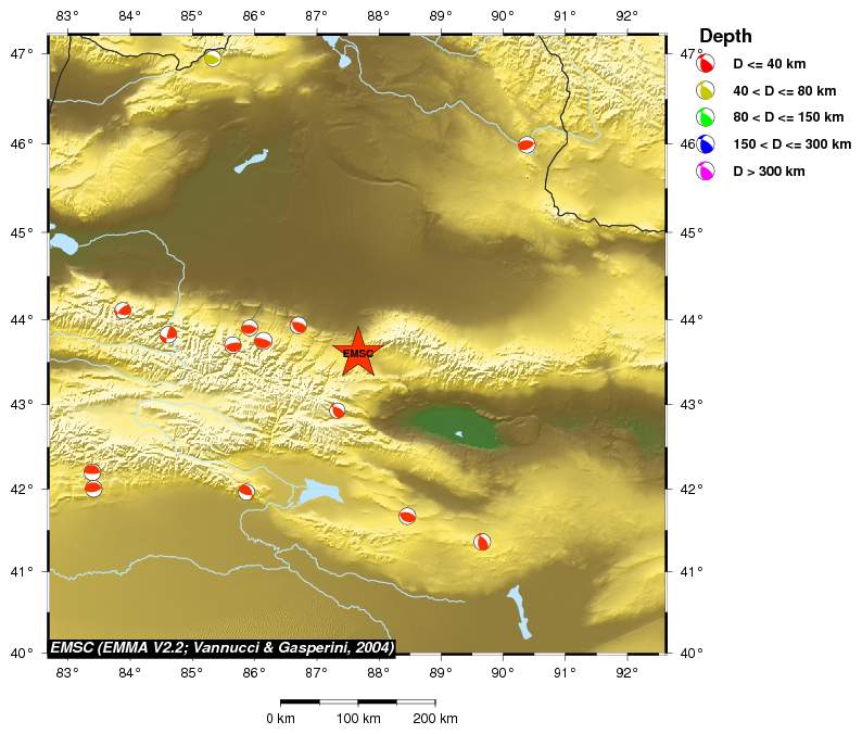 Regional moment Tensor