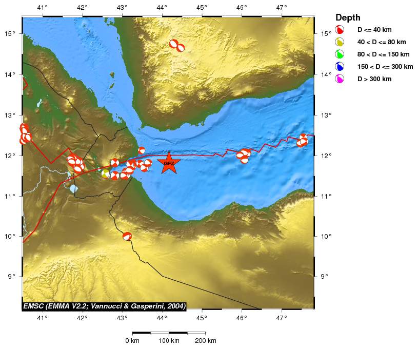 Regional moment Tensor