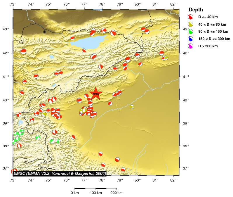 Regional moment Tensor