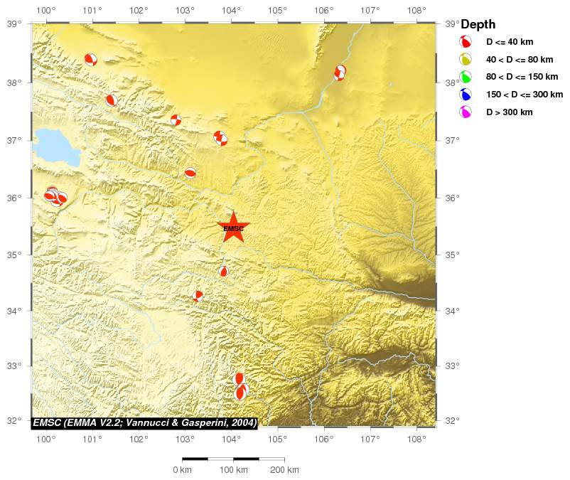 Regional moment Tensor