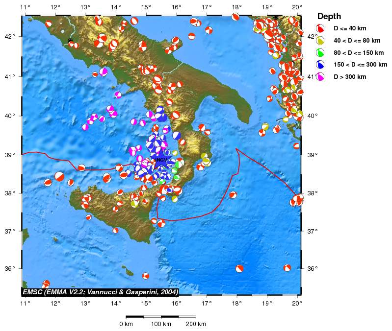 Regional moment Tensor