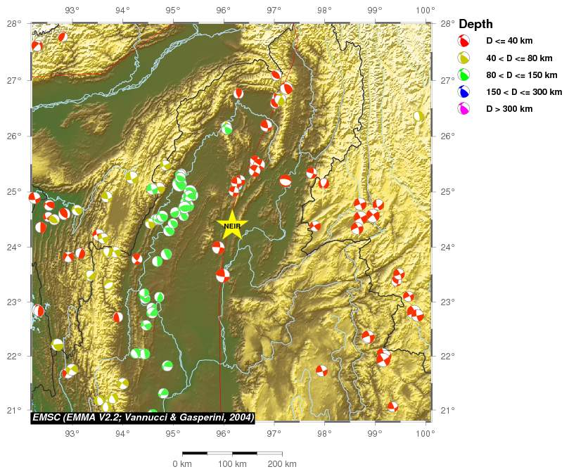 Regional moment Tensor