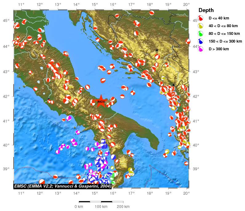 Regional moment Tensor
