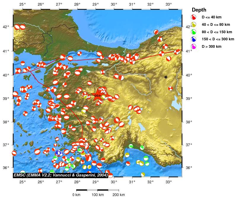 Regional moment Tensor