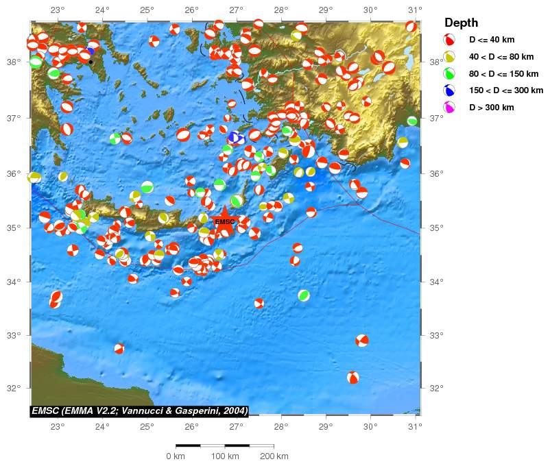 Regional moment Tensor