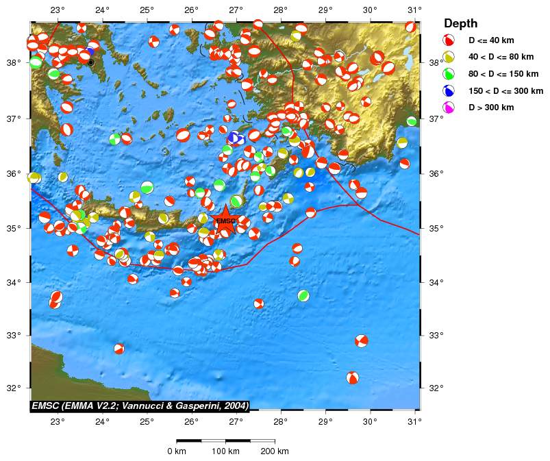 Regional moment Tensor