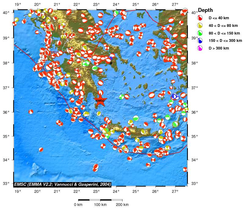 Regional moment Tensor