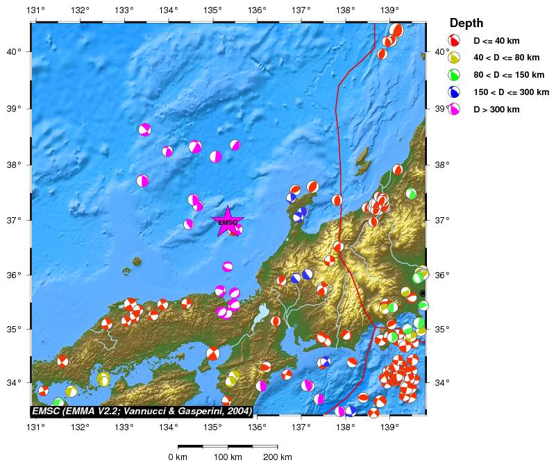 Regional moment Tensor