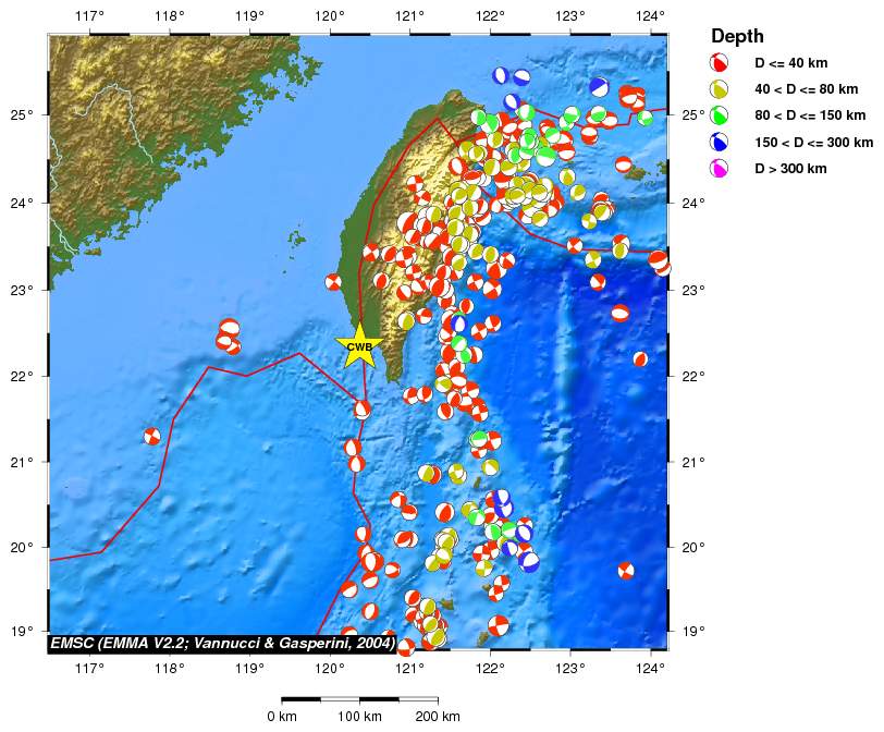 Regional moment Tensor